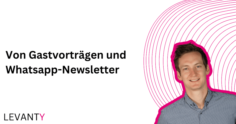 Von Gastvorträgen und Whatsapp-Newsletter