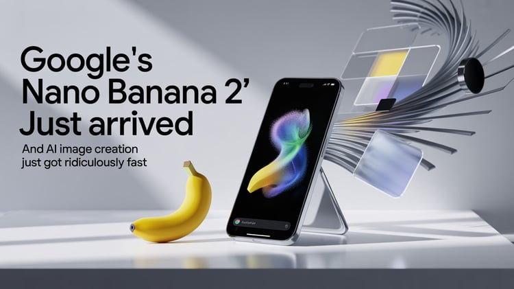 🍌 Google’s “Nano Banana 2” Just Arrived — And AI Image Creation Just Got Ridiculously Fast