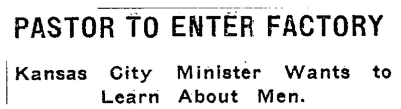 Strange Times 63: Minister Wants to Learn About Men