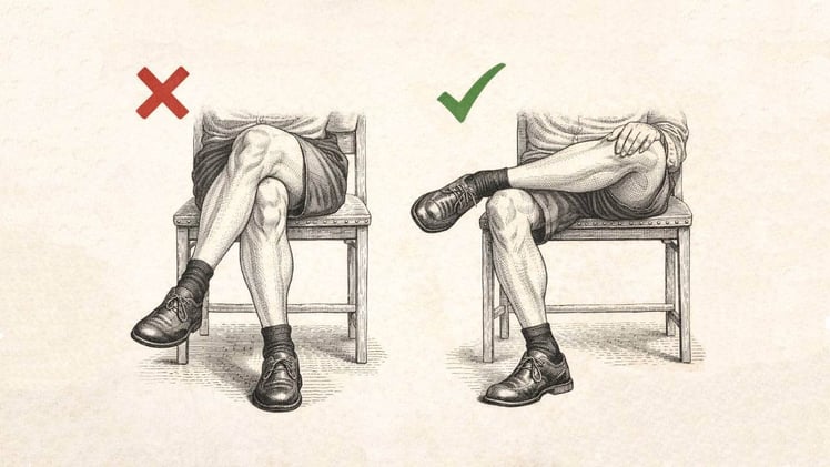 🦵 is it gay to cross your legs? 🦵 