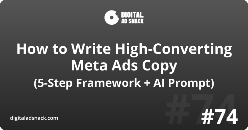 How to Write High-Converting Meta Ads Copy