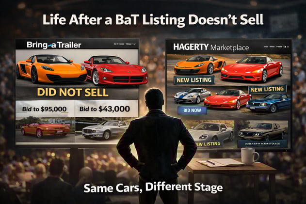 When a car doesn’t sell on BaT, what actually happens next?