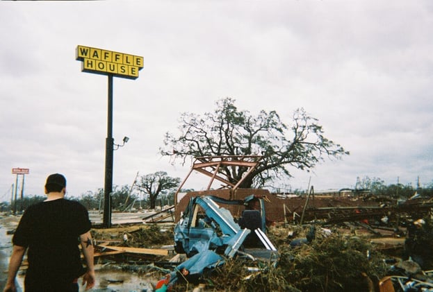 If you teleport to start a race war and the Waffle House is closed? That's really bad