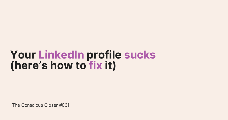 How to Optimise Your LinkedIn Profile to Land a Remote Closing Role