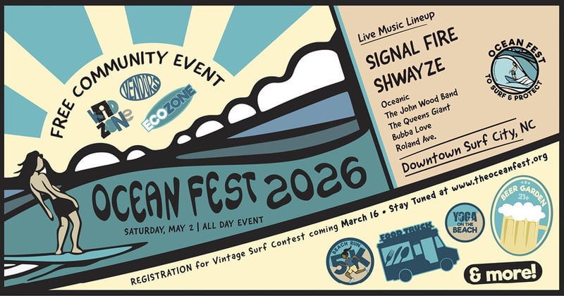 PCJ Wed Apr 29: Free Beach Festival + Live Music This Saturday
