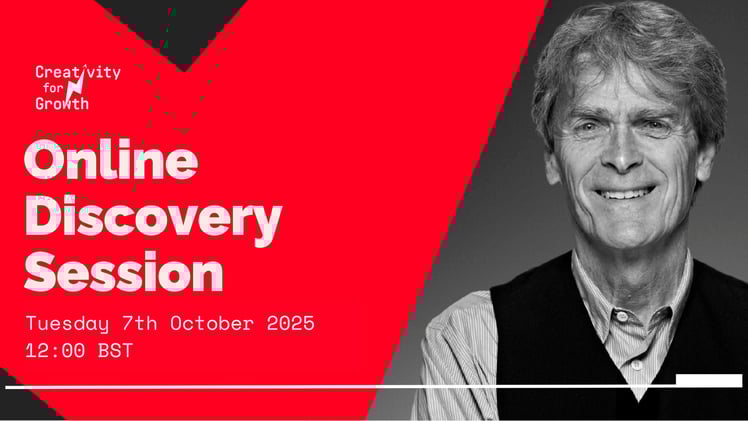 Special bulletin: Join Sir John Hegarty for an Online Discovery Session
