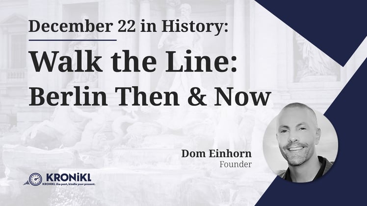 Walk the Line: Berlin Then & Now