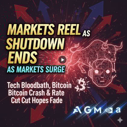 ๐จ MARKETS REEL AS SHUTDOWN ENDS: Tech Bloodbath, Bitcoin Crash & Rate Cut Hopes Fade