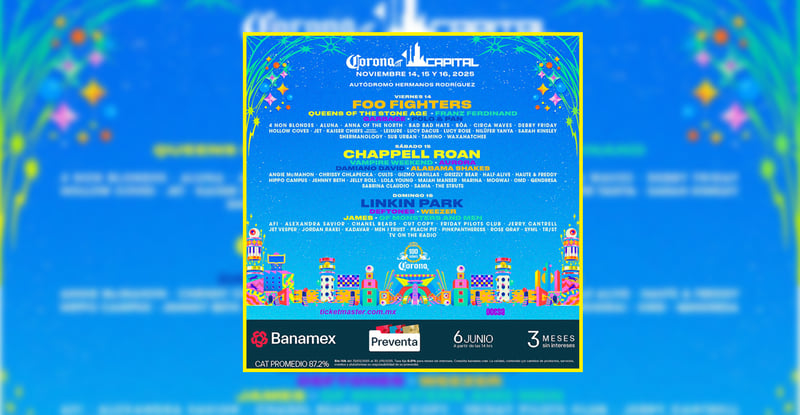 🤩 Todo sobre el Corona Capital 2025