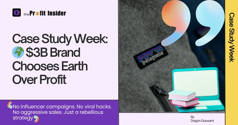 Case Study Week: 🌍 $3B Brand Chooses Earth Over Profit