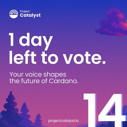 🗳️ Last day to vote Catalyst Project 🚨 You can vote for our proposals by typing "Otavio" in the Voting App 