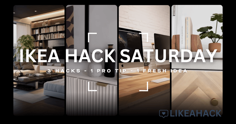 IKEA Hack Saturday: Three Creative Hacks, One Expert Tip, and a Fresh Idea