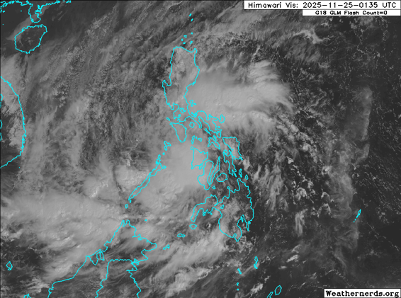 Tropical Depression 33W (Verbena / formerly 92W) – Tropical Cyclone Advisory #3: 0000 UTC 25 November 2025