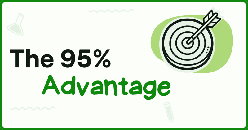 🧪 The 95% Advantage