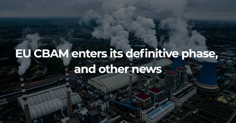 What's Happening in Sustainability & ESG (07.01 - 12.01) 🌎