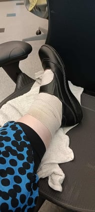 "This is how I'm going to die when I'm 80. Or maybe today."