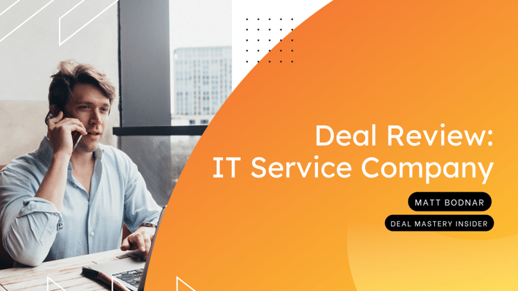 Evaluating the Merits of an IT Services Business Acquisition