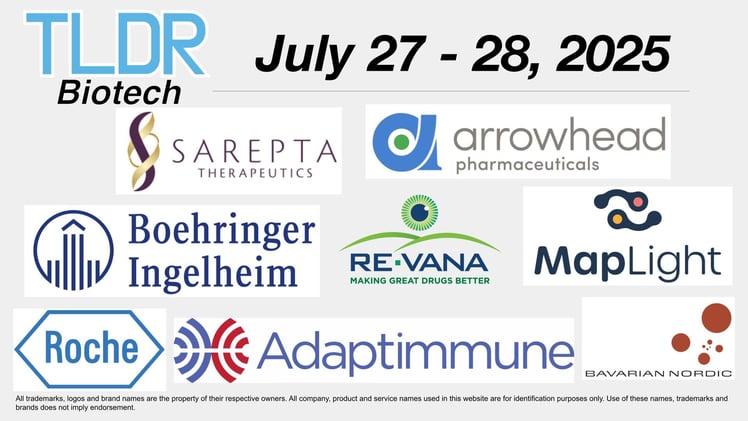 Biotech & Pharma Updates | July 27 - 28, 2025