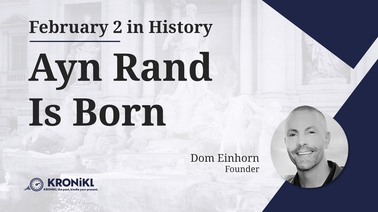 Ayn Rand Is Born