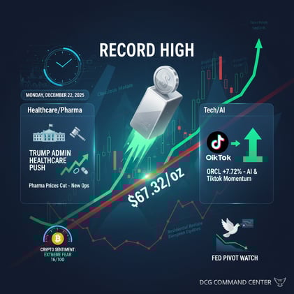 🚨 SILVER ROCKETS TO RECORD HIGHS AS MARKETS BRACE FOR YEAR-END VOLATILITY 💰
