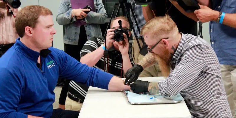 The tiny chip inside skin that's replacing wallets, keys, and ID cards in Sweden
