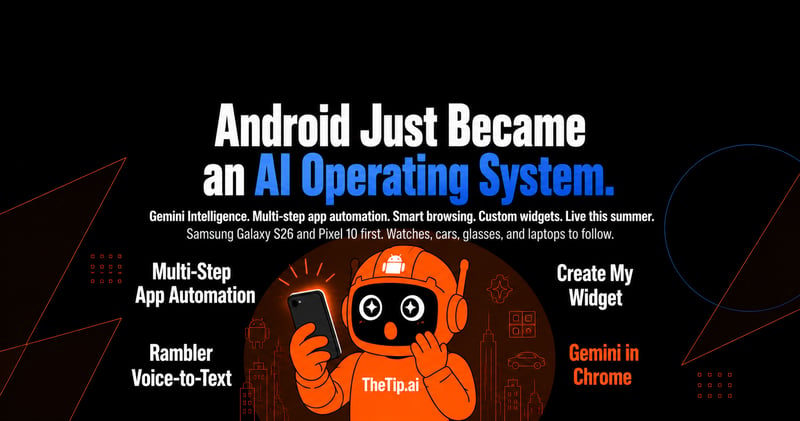 Google makes Android the first AI-native mobile operating system