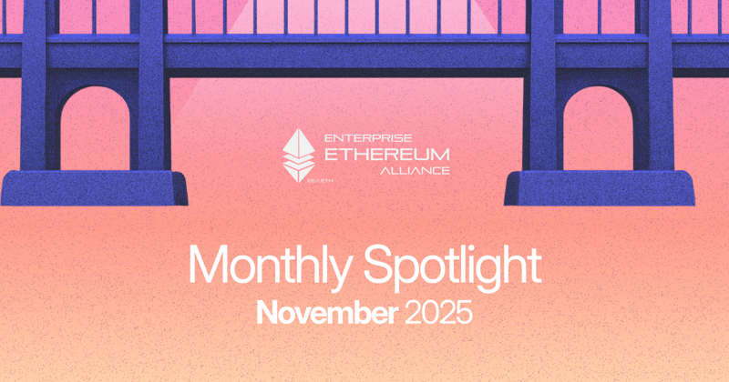 Ethereum Enterprise: EEA Monthly Signal [November]