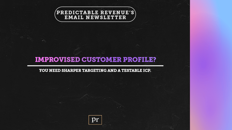 Improvised Customer Profile?