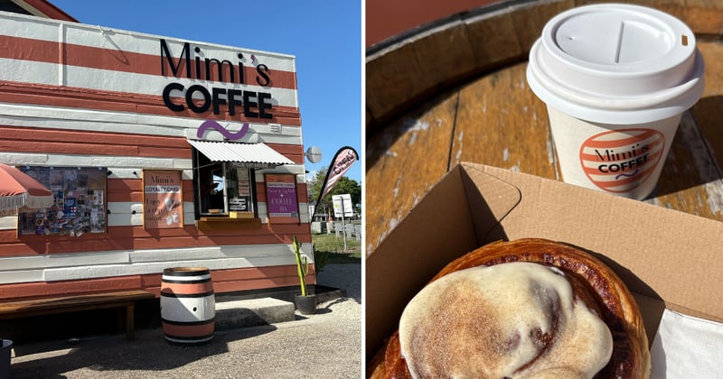 WATCH: Stopping at Mimi's Coffee in Frederickton