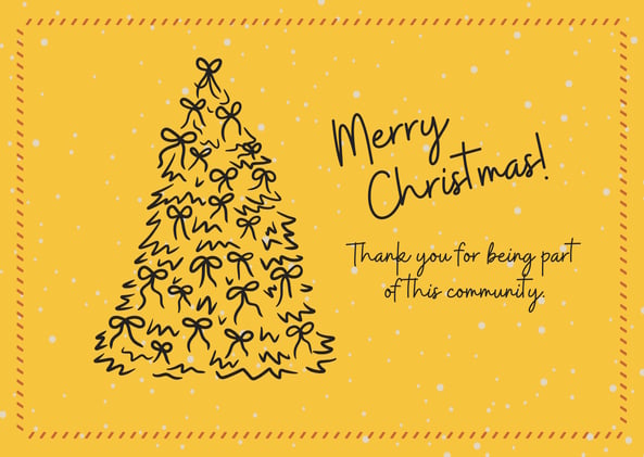 A reminder: do Christmas your way 🤍