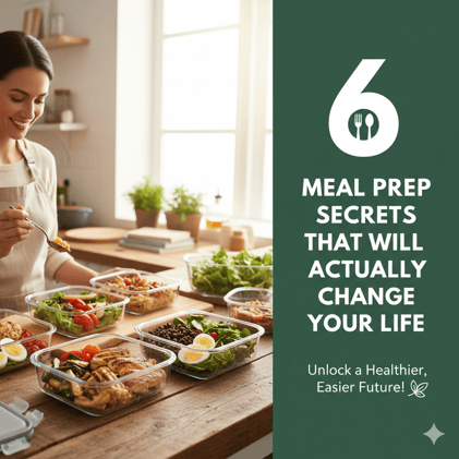 6 Meal Prep Secrets That Will Actually Change Your Life