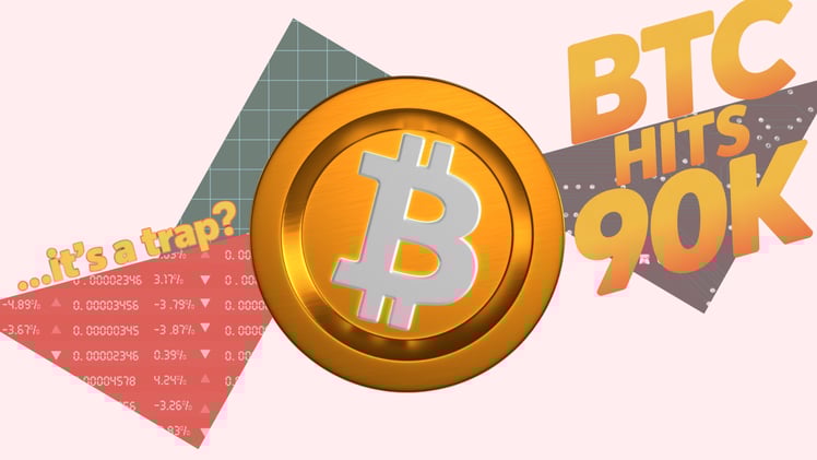 BTC Hits 90K But ... It's a Trap?