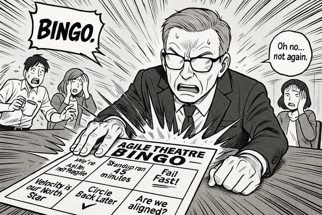 Agile Theatre Bingo: When Standups Become Stage Plays