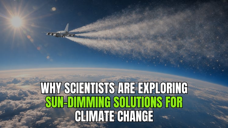 🌱 Why Scientists Are Exploring Sun-Dimming Solutions for Climate Change 🌍☀️