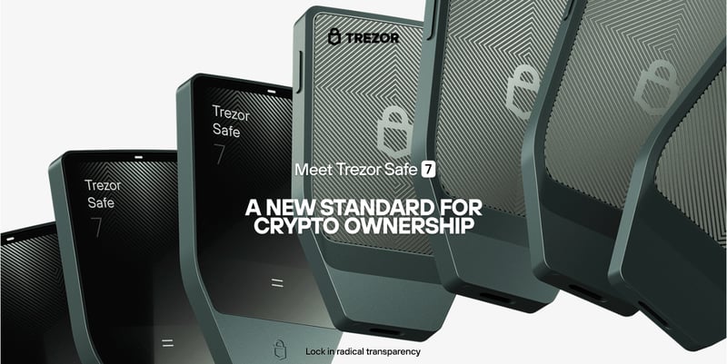 Trezor Safe 7 - My honest review (+ why Prague gets it) +Trezor Safe 7 Pre-Orders open