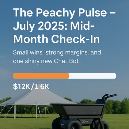 The Peachy Pulse – July 2025: Mid-Month Check-In