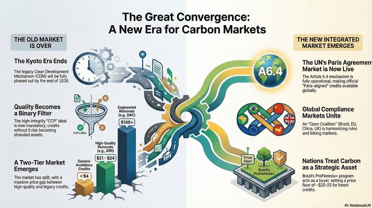 COP30 Launches Paris Carbon Market, CDM Phase-Out by 2026, Brazil's $25M ProFloresta+ Program 