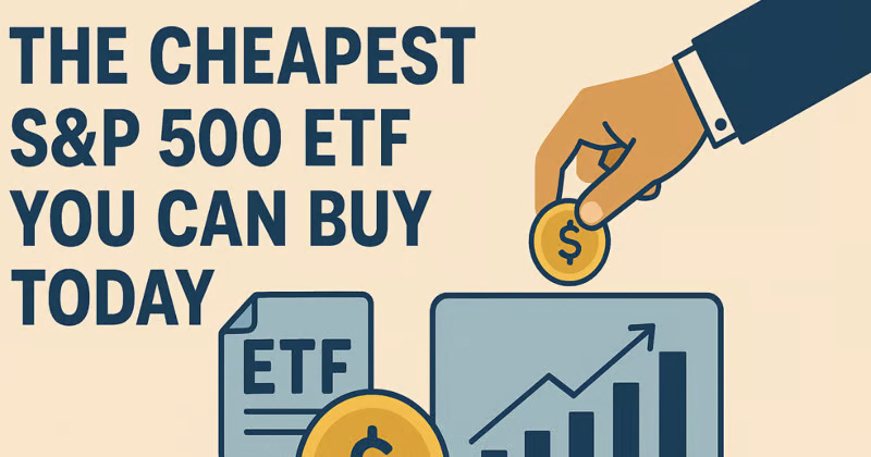 您可以購買的最便宜的 S&P 500 指數 ETF 
