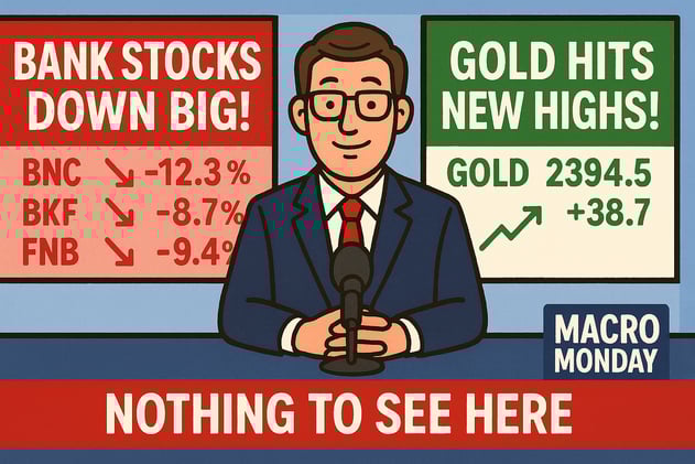 Bank Losses & Gold Rallies... Nothing To See Here
