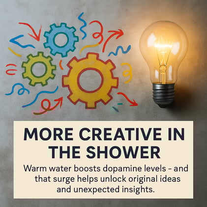 Why Showers Spark Big Ideas