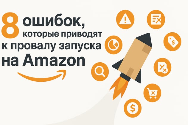 8 ошибок, которые приводят к провалу запуска на Amazon
