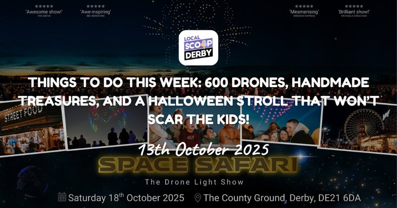 Things to Do This Week: 600 Drones, Handmade Treasures, and a Halloween Stroll That Won’t Scar the Kids