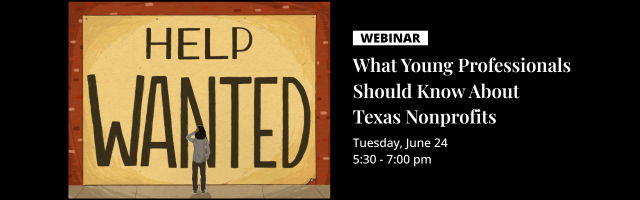 Join our webinar for young nonprofit professionals tonight