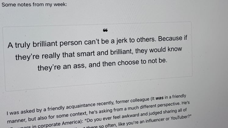 Marketing Notes, Week Ending 5/4