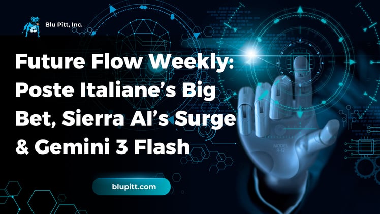Future Flow Weekly: Poste Italiane’s Big Bet, Sierra AI’s Surge & Gemini 3 Flash