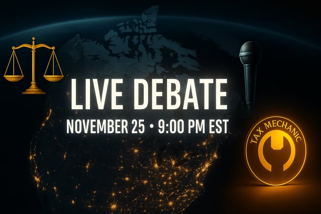 Official Announcement: Live Tax Discussion Event