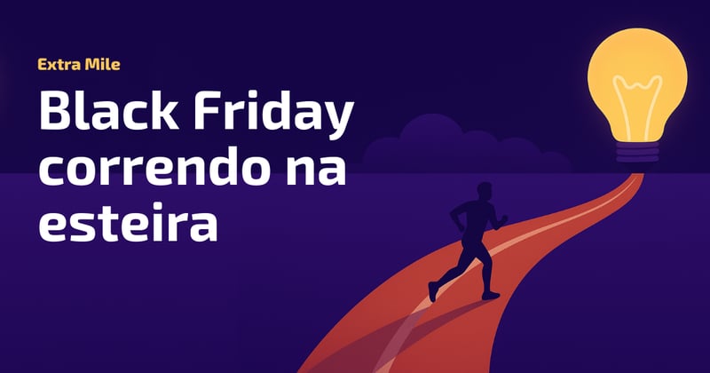 Black Friday correndo na esteira