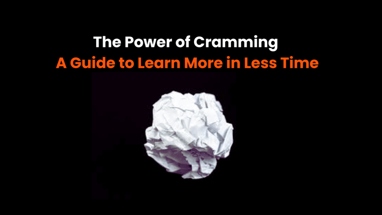 Cramming mindset is the secret sauce?