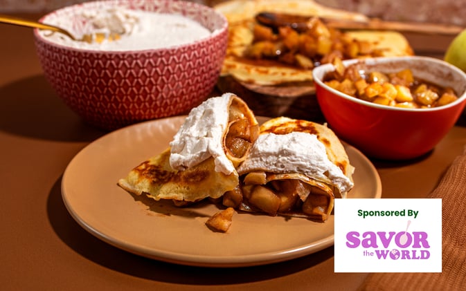 Apple Pie Blintzes