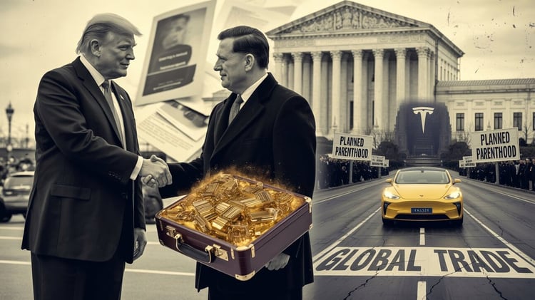 What surplus? | China's factory fumble | Courting disaster?